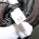 PRADA Backpack Nylon Khaki Silver Auth am9947-12