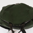 PRADA Backpack Nylon Khaki Silver Auth am9947-6