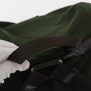 PRADA Backpack Nylon Khaki Silver Auth am9947-7