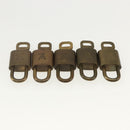 LOUIS VUITTON Padlock 10 Set Padlock metal Gold LV Auth am9949-6
