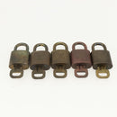 LOUIS VUITTON Padlock 10 Set Padlock metal Gold LV Auth am9951-5