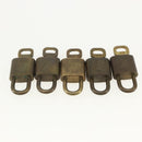 LOUIS VUITTON Padlock 10 Set Padlock metal Gold LV Auth am9951-6