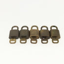LOUIS VUITTON Padlock 10 Set Padlock metal Gold LV Auth am9951-7