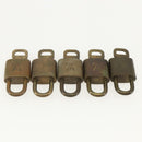 LOUIS VUITTON Padlock 10 Set Padlock metal Gold LV Auth am9953-4