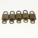 LOUIS VUITTON Padlock 10 Set Padlock metal Gold LV Auth am9953-7