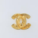 CHANEL CC Brooch metal Gold Tone CC Auth am9957V-3