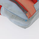CHANEL Sports Line Shoulder Bag Nylon Red Blue CC Auth am9958-9