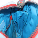 CHANEL Sports Line Shoulder Bag Nylon Red Blue CC Auth am9958-19