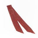 HERMES Twilly Carre 90 Scarf Silk 3 Set Black Navy Red Auth am9962-2