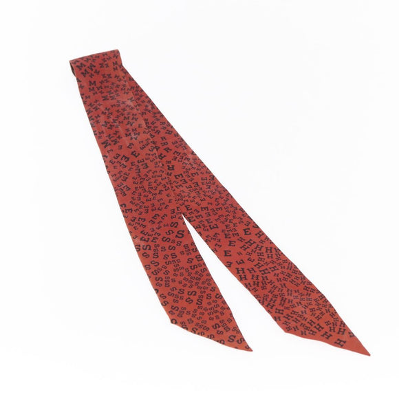 HERMES Twilly Carre 90 Scarf Silk 3 Set Black Navy Red Auth am9962