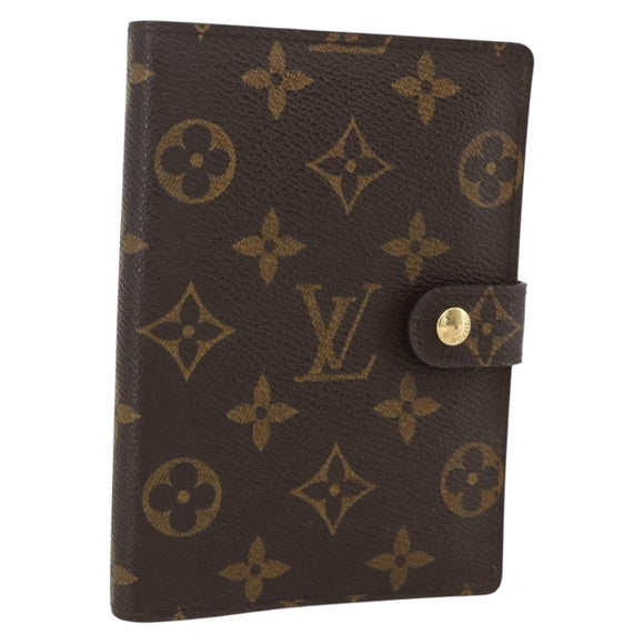 LOUIS VUITTON Monogram Agenda PM Day Planner Cover R20005 LV Auth am9963