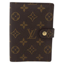 LOUIS VUITTON Monogram Agenda PM Day Planner Cover R20005 LV Auth am9963-2