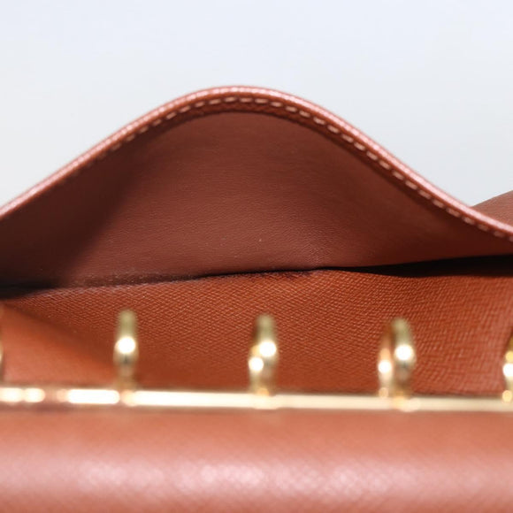 LOUIS VUITTON Monogram Agenda PM Day Planner Cover R20005 LV Auth am9963