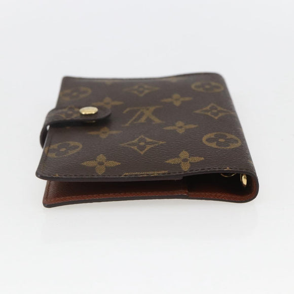 LOUIS VUITTON Monogram Agenda PM Day Planner Cover R20005 LV Auth am9963