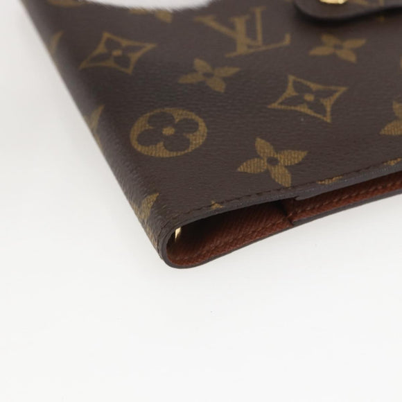 LOUIS VUITTON Monogram Agenda PM Day Planner Cover R20005 LV Auth am9963
