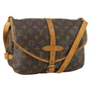 LOUIS VUITTON Monogram Saumur 30 Shoulder Bag M42256 LV Auth am9966-1