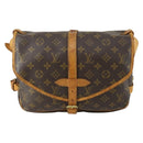 LOUIS VUITTON Monogram Saumur 30 Shoulder Bag M42256 LV Auth am9966-13