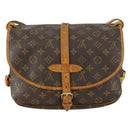 LOUIS VUITTON Monogram Saumur 30 Shoulder Bag M42256 LV Auth am9966-2