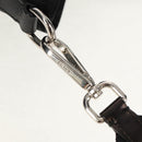PRADA Tote Bag Nylon 2way Black Silver Auth am9967-10