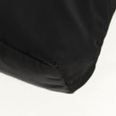 PRADA Tote Bag Nylon 2way Black Silver Auth am9967-17