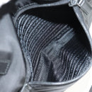 PRADA Tote Bag Nylon 2way Black Silver Auth am9967-22