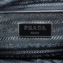 PRADA Tote Bag Nylon 2way Black Silver Auth am9967-24