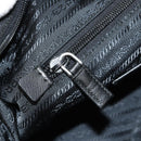 PRADA Tote Bag Nylon 2way Black Silver Auth am9967-27