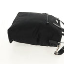 PRADA Tote Bag Nylon 2way Black Silver Auth am9967-4