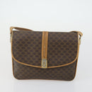 CARTIER Celine Macadam Canvas Bag Leather 2 Set Brown Bordeaux Auth am9969-2