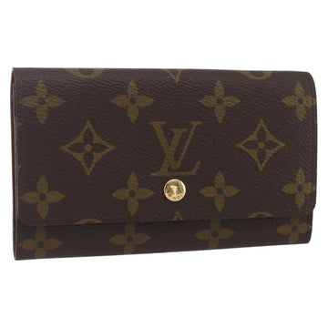 LOUIS VUITTON Monogram Porte Monnaie Zip Wallet M61735 LV Auth am9970V