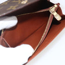 LOUIS VUITTON Monogram Porte Monnaie Zip Wallet M61735 LV Auth am9970V-11