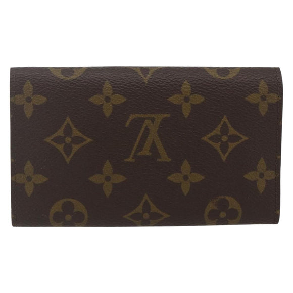 LOUIS VUITTON Monogram Porte Monnaie Zip Wallet M61735 LV Auth am9970V