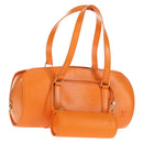 LOUIS VUITTON Epi Soufflot Hand Bag Orange Mandarin M5222H LV Auth am9973V-1