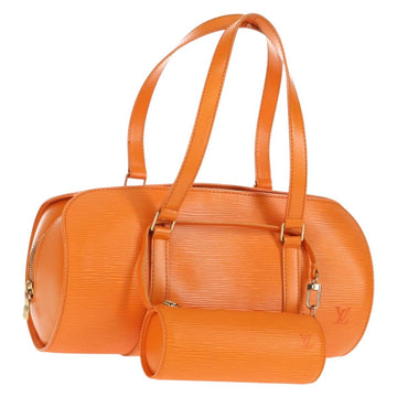 LOUIS VUITTON Epi Soufflot Hand Bag Orange Mandarin M5222H LV Auth am9973V