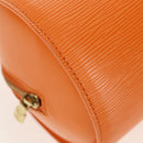 LOUIS VUITTON Epi Soufflot Hand Bag Orange Mandarin M5222H LV Auth am9973V-12