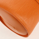 LOUIS VUITTON Epi Soufflot Hand Bag Orange Mandarin M5222H LV Auth am9973V-14