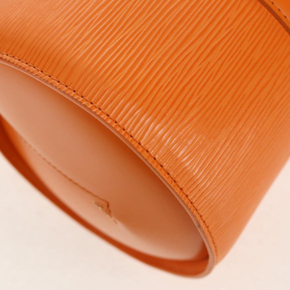 LOUIS VUITTON Epi Soufflot Hand Bag Orange Mandarin M5222H LV Auth am9973V