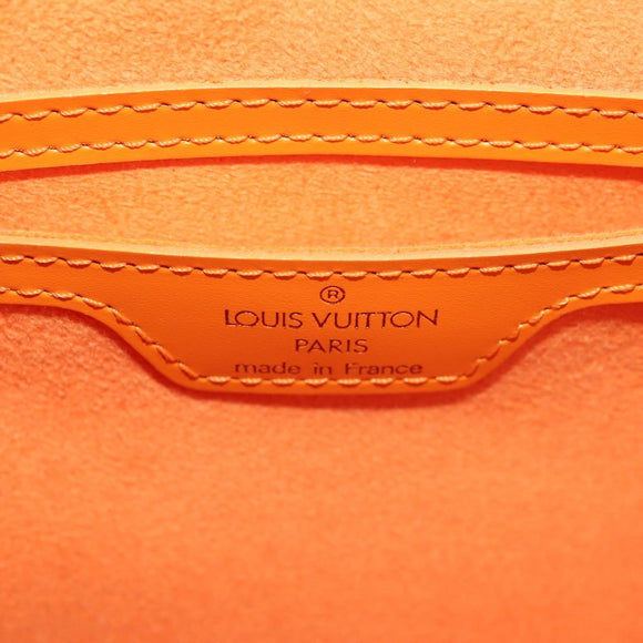 LOUIS VUITTON Epi Soufflot Hand Bag Orange Mandarin M5222H LV Auth am9973V
