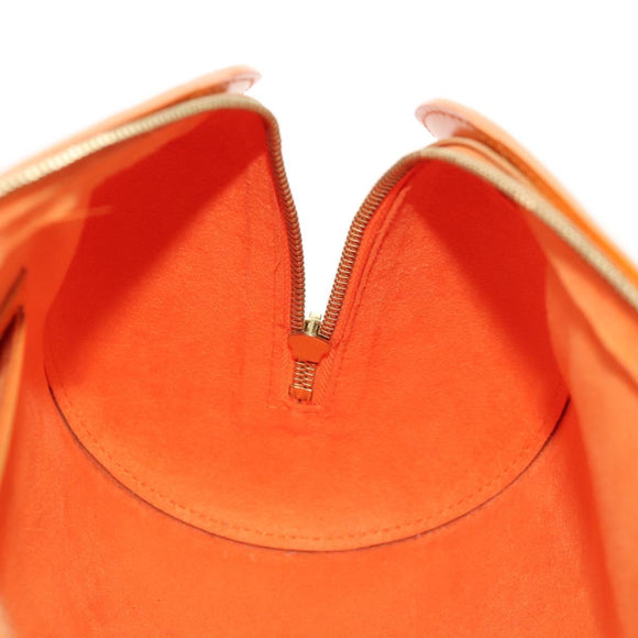 LOUIS VUITTON Epi Soufflot Hand Bag Orange Mandarin M5222H LV Auth am9973V