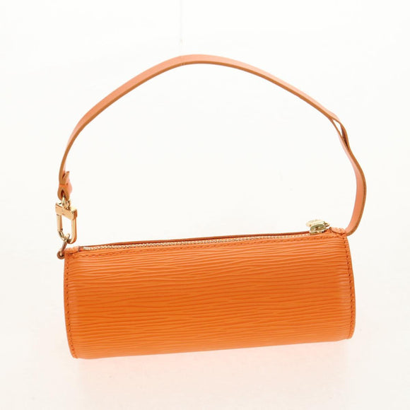 LOUIS VUITTON Epi Soufflot Hand Bag Orange Mandarin M5222H LV Auth am9973V