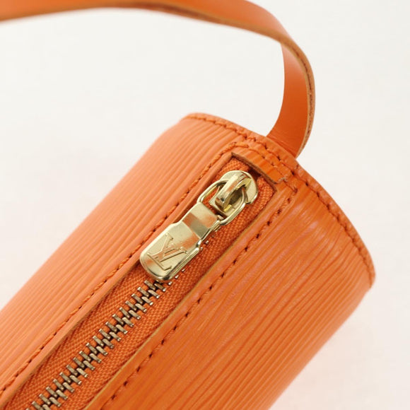 LOUIS VUITTON Epi Soufflot Hand Bag Orange Mandarin M5222H LV Auth am9973V