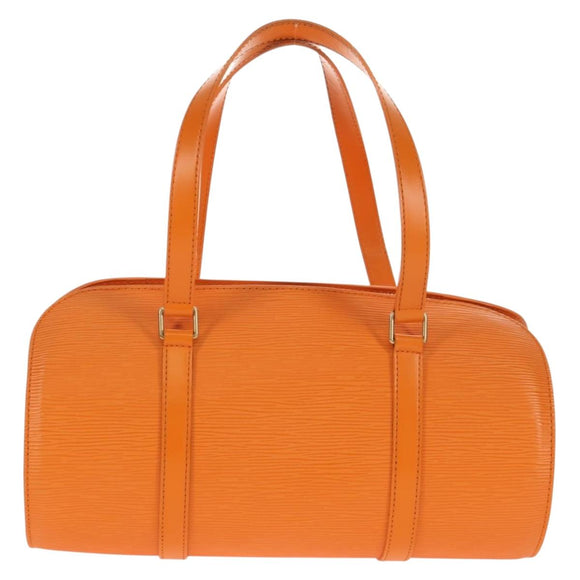 LOUIS VUITTON Epi Soufflot Hand Bag Orange Mandarin M5222H LV Auth am9973V