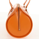 LOUIS VUITTON Epi Soufflot Hand Bag Orange Mandarin M5222H LV Auth am9973V-4