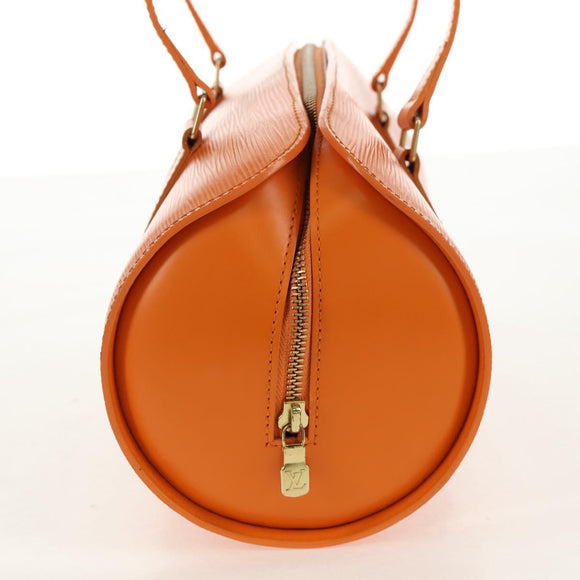 LOUIS VUITTON Epi Soufflot Hand Bag Orange Mandarin M5222H LV Auth am9973V