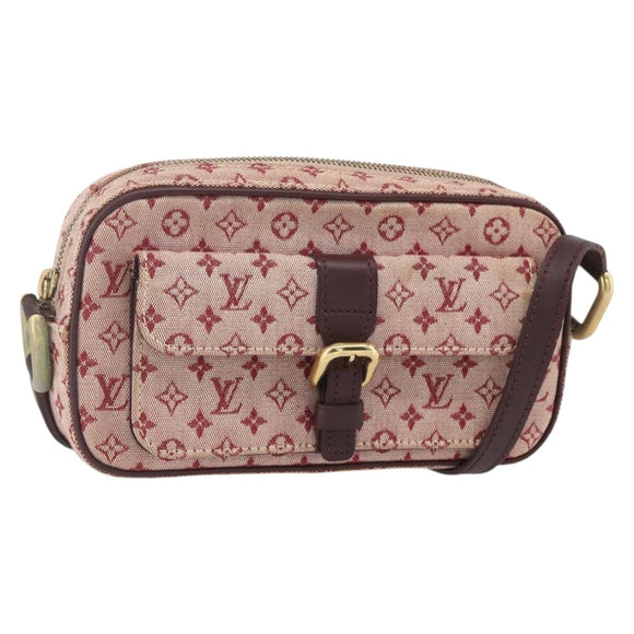 LOUIS VUITTON Monogram Mini Juliet MM Shoulder Bag Red M92219 LV Auth am9975