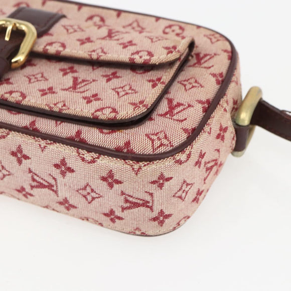 LOUIS VUITTON Monogram Mini Juliet MM Shoulder Bag Red M92219 LV Auth am9975