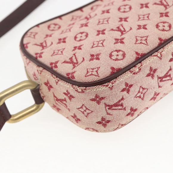 LOUIS VUITTON Monogram Mini Juliet MM Shoulder Bag Red M92219 LV Auth am9975