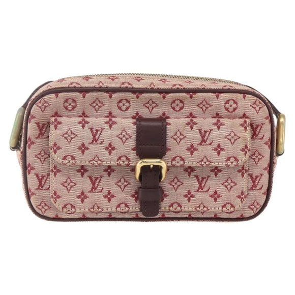 LOUIS VUITTON Monogram Mini Juliet MM Shoulder Bag Red M92219 LV Auth am9975