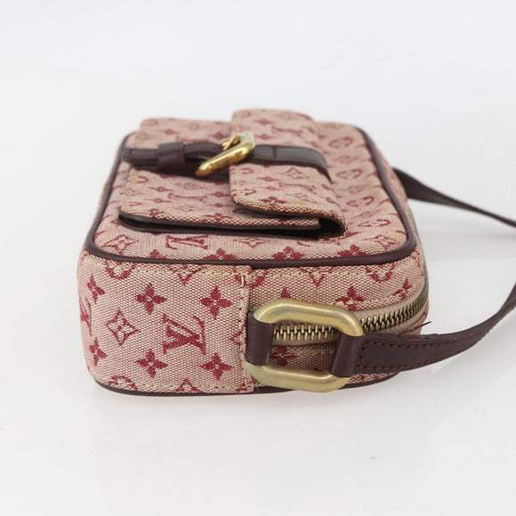 LOUIS VUITTON Monogram Mini Juliet MM Shoulder Bag Red M92219 LV Auth am9975