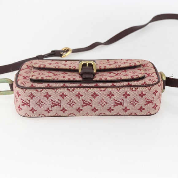 LOUIS VUITTON Monogram Mini Juliet MM Shoulder Bag Red M92219 LV Auth am9975